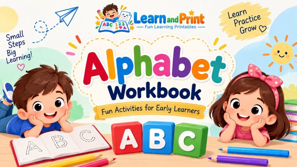 Trace the Alphabet: From Big to Small Letters