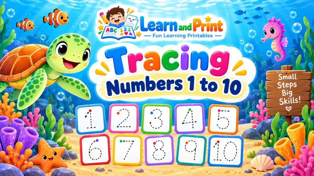 Mastering Numbers: Trace 1 to 10 with Ease